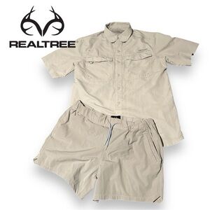 **SOLD** Realtree Fishing Shirt & Shorts Outfit